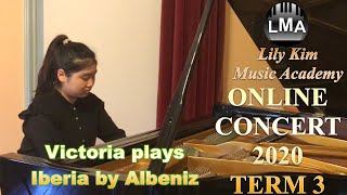 Victoria Kim Plays El Puerto By Albeniz Lily Kim Music Academy Student Online Concert 2020