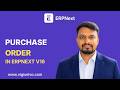 ERPNext V16 Create Purchase Order | Full Tutorial