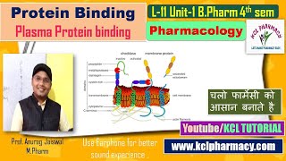 Protein Binding - Distribution of Drugs|| L-11 Unit-1 Pharmacology screenshot 3