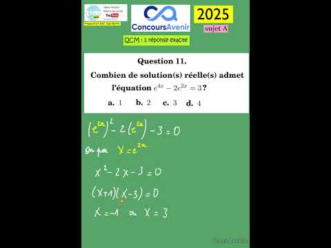 Corrigé de la question 11