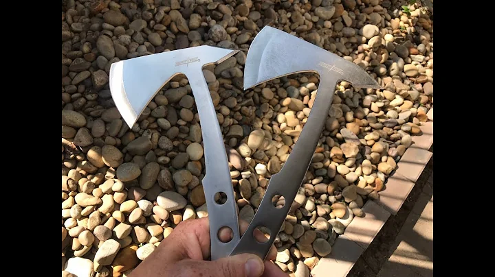 Throwing Axe Perfect Point / Stainless Steel / Review / Cheap / 2 Piece Set ( Link In Description )