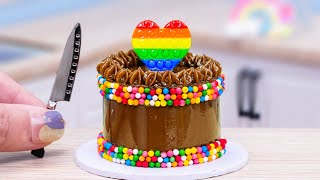 Awesome🍫 beautiful colorful chocolate cake 🍔 chocolate cake recipe to the Yummy Cakes 💖