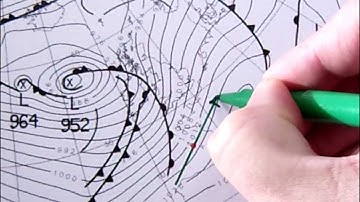 Synoptic chart wind interpretation