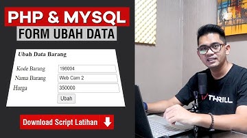PHP dan MySQL - Cara Update Data MySQL dengan Form PHP