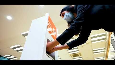 Hand Disinfection Kiosk