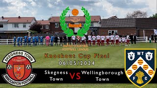 Skegness Town 2-1 Wellingborough Town, United Counties Knockout Cup Final, 06/05/2024. 4K