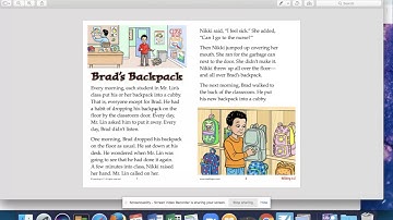 brads backpack read aloud