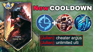 ARGUS NEW COOLDOWN BUILD AND EMBLEM!!😈 NO DEATH (real immortal)