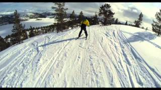 First time snowboarding, Bortelid ski senter
