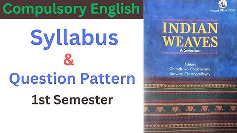 Compulsory (LCC) English Syllabus & Question pattern || 1st Semester || WBSU
