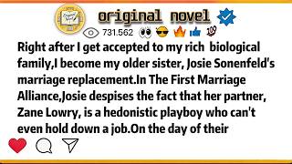 Right after I get accepted to my rich biological family,I become my older sister, Josie Sonenfeld's