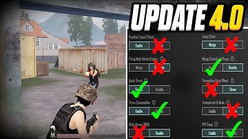 BGMI 4.0 UPDATE BEST SENSITIVITY & ALL SETTINGS 🔥 NO RECOIL SENSITIVITY & CONTROL CODE PUBG / BGMI 