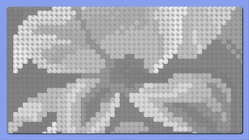 Cross Stitch Puzzle By Number Purple Flower Black Canvas #pixelbynumber #relaxmindgames