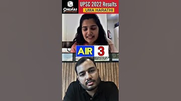 UMA HARATHI, AIR 3 | Motivation behind becoming an IAS officer | #shorts #alakhpandey #alakhsir