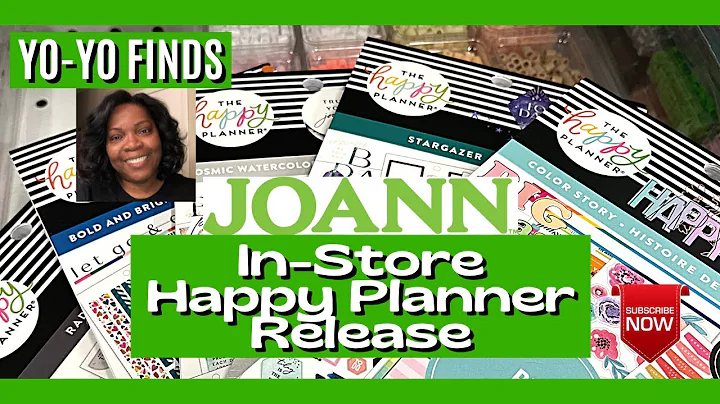 Happy Planner | In-Store Release | Joann's @Yo-Yo ...
