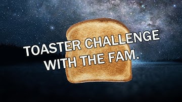 Toaster Challenge With The Fam