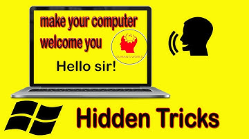 laptop speak your name when you turn on