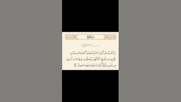 من سورة الحج (انّ اللّه يدخل الّذين آمنوا وعملوا الصّالحات)الشيخ عبد الباسط عبد الصمد 💓