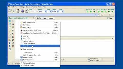 Simpleterm Gold: Importing / Loading Macros