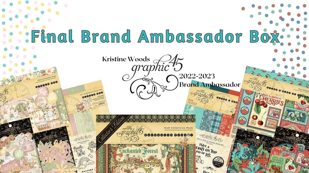 Final Graphic 45 Brand Ambassador Box full of Goodies - YouTube