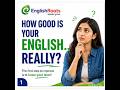 How good is your English? We have a FREE English test for you..! #speakingtest #improveyourenglish