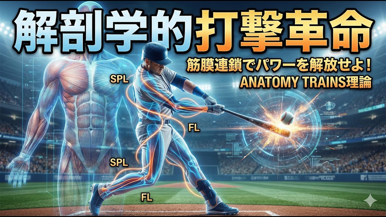 打撃解剖学 〜スイングに革命を起こす「螺旋の力」〜
