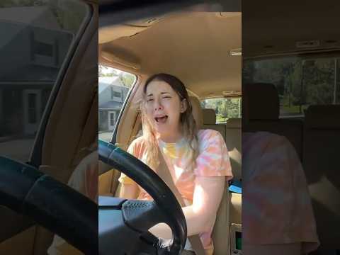 GIRL CRASHES CAR SINGING BRITNEY SPEARS HIT ME BABY ONE MORE TIME NO INJURIES