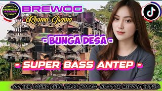 Dj Cek Sound  Bass Terbaru 2026 Bunga Desa Rhoma Irama Middle Balap Cocok Buat Sound Hajatan 