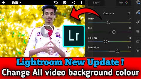 Lightroom Video Editing Tutorial 🔥 | Lightroom Update ! | VSCO Video Editing Tutorial | In Hindi