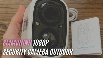 Smmvinnr Security Camera Outdoor 1080P HD Review, Test | Wireless Outdoor Security Camera Battery