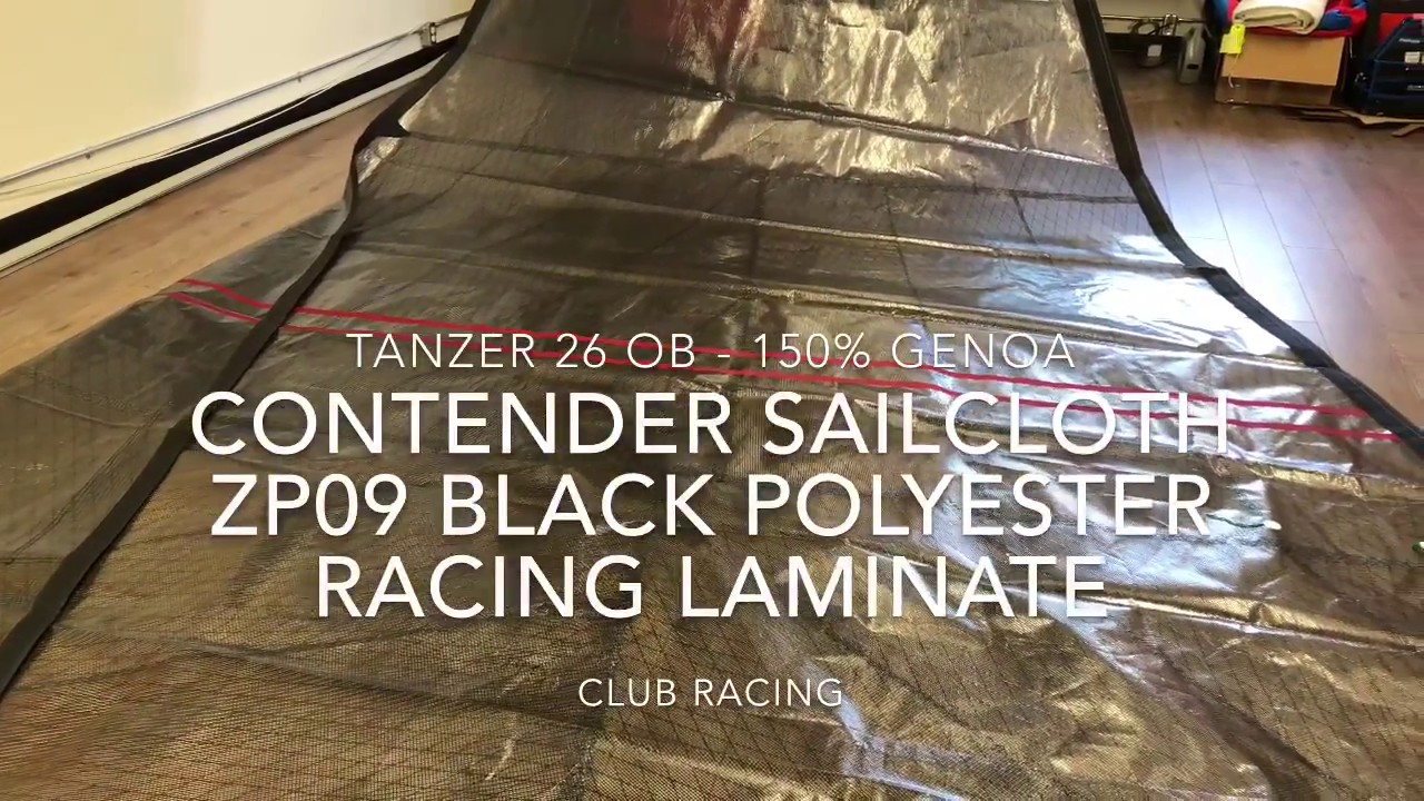 New Tanzer 26 Ob  - 150% Genoa - Contender Black Polyester Racing Laminate
