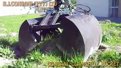 RJ CONSANI HYD CLAMSHELL BUCKET