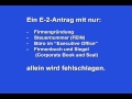 DEUTSCH: E-2-Visa (E-Visas in German)