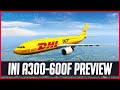 iniBuilds A300-600F World Premiere | X-Plane 11 | Brussels to East Midlands