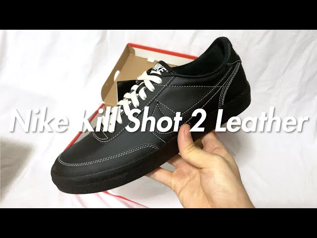 靴 NIKE KILLSHOT 2 LEATHER BLACK-PHANTOM Nike KillShot 2 Leather Mens Multi Size Phantom Black White
