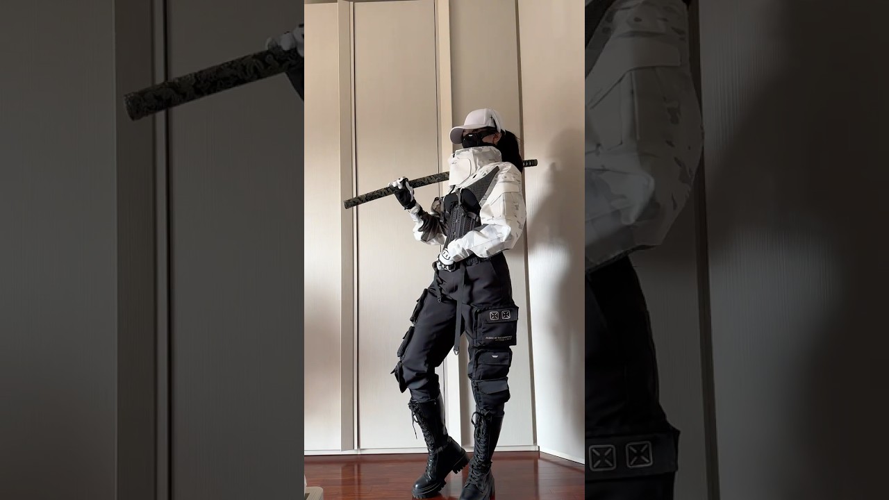 Here we are🤍 #cyberpunk #techwear