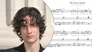 Sombr — We Never Dated — Piano Sheet Music