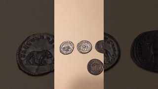 Roman Coins minted by Philip I to celebrate the 1000th anniversary of the founding of Rome