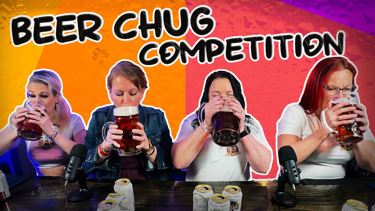Four Queens. Three Cans. One Legendary Chug.  Beer Kittens