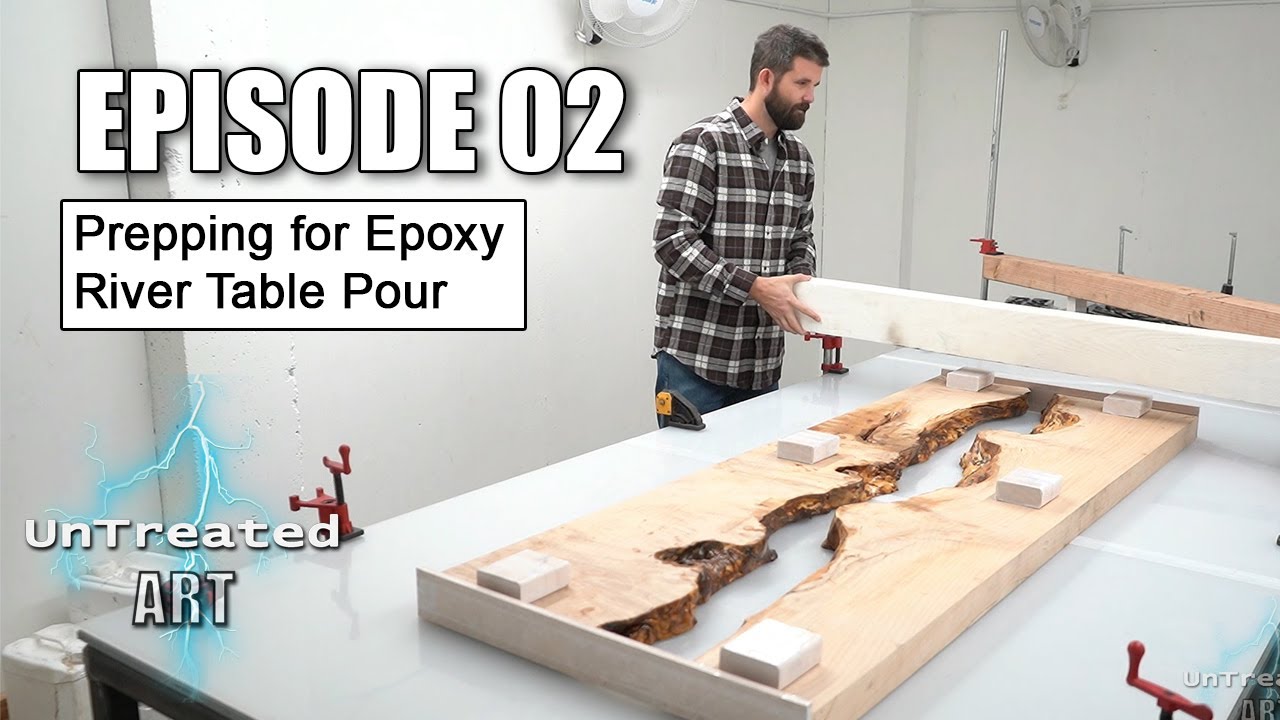 Необработанное искусство - Эпизод 02 - Подготовка эпоксидной смолы для заливки стола