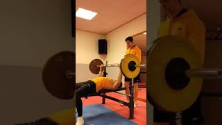 How to add 10 KG to your BENCH PRESS within 3 weeks of training // training 10/12 set 3/7 105KG