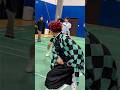 炭治郎が刀忘れてバドミントンラケットを使ったら… #龍羽団 #バドミントン #鬼滅の刃