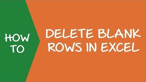 How to Delete Blank Rows in Excel (Step-by-step Guide)