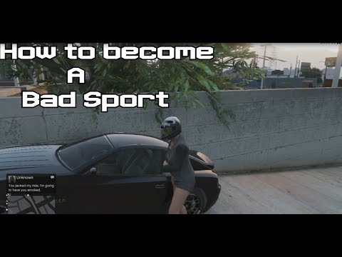 How to Become a Bad Sport in GTA V - YouTube