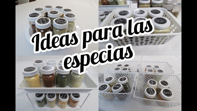 11 ideas para organizar las especias en la cocina y tenerlas