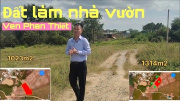 Bán 2 lô đất làm nhà vườn Hàm Liêm cách TT Phan Thiết chỉ 4km