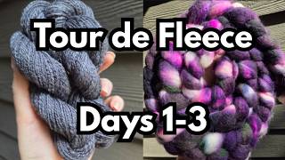 Tour de Fleece 2026 Vlog Days 1-3
