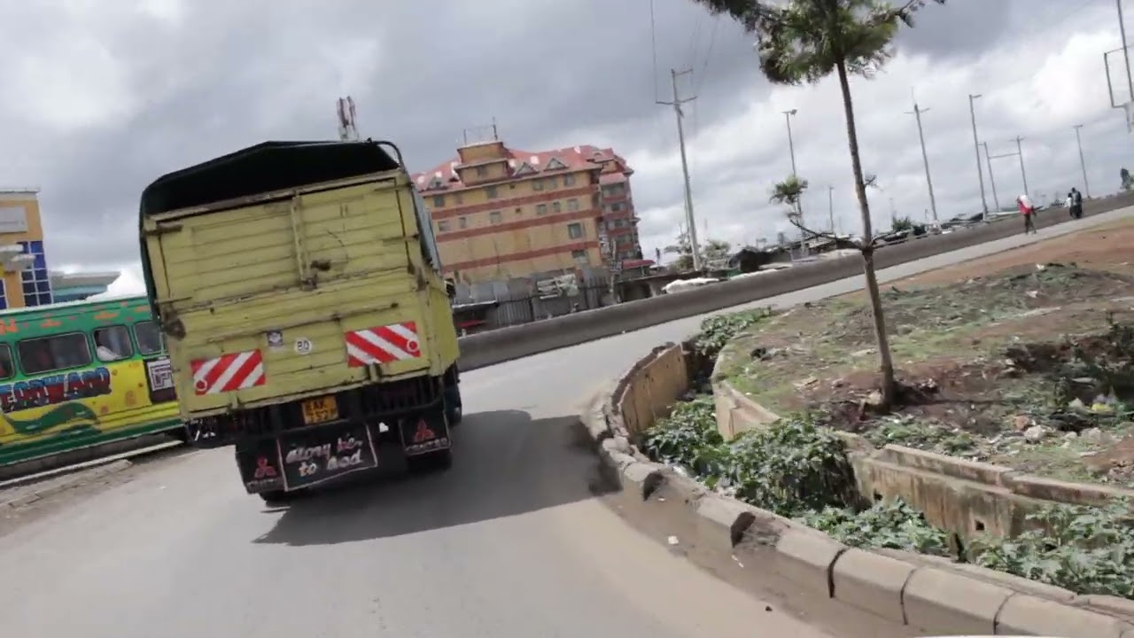 A drive on Outer ring road /Jogoo road heading to town