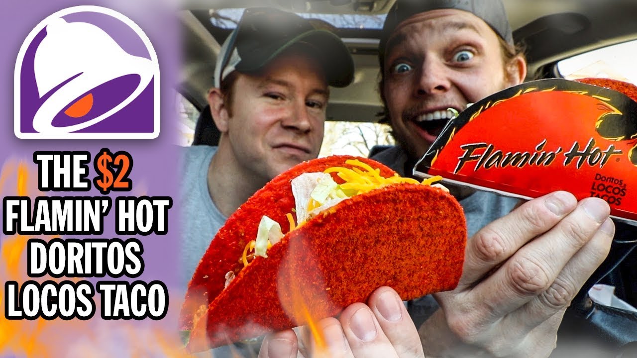 flamin hot ranch doritos taco