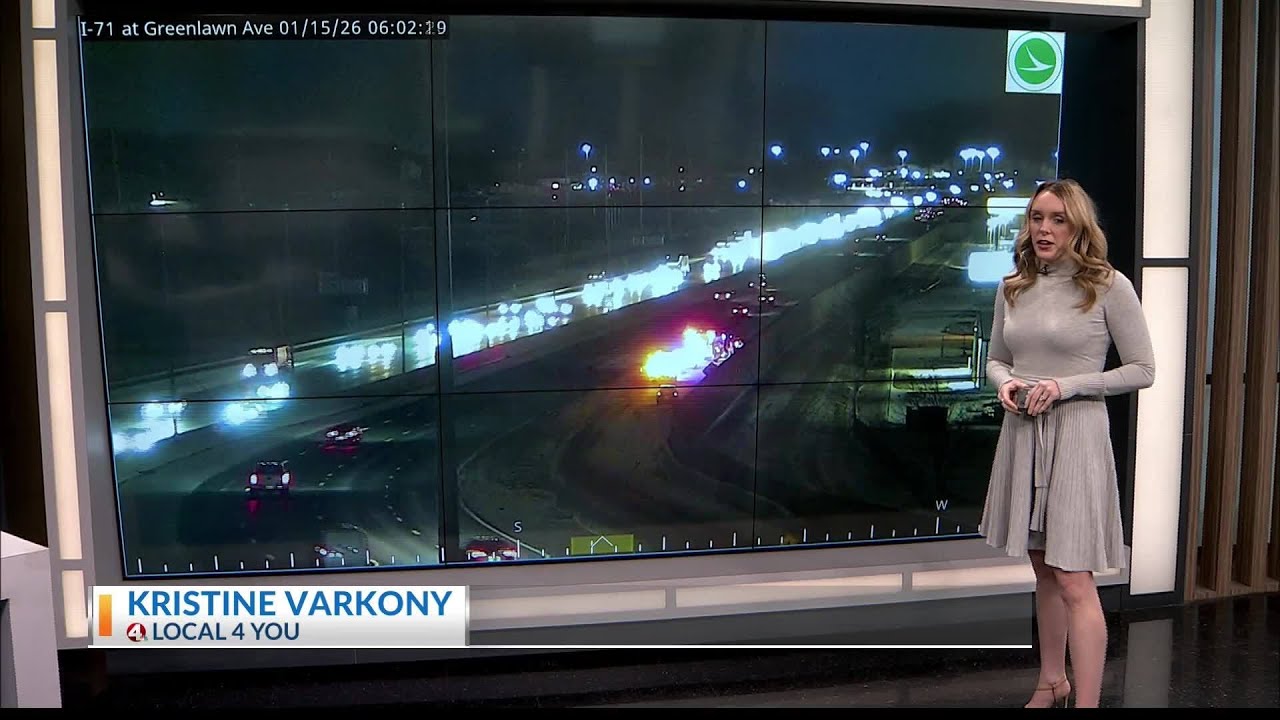 Overnight snow making for a messy morning commute - YouTube